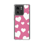 スリムプロテクションケース［ Dot Hearts - Pink ］