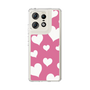 スリムプロテクションケース［ Dot Hearts - Pink ］