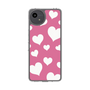 スリムプロテクションケース［ Dot Hearts - Pink ］