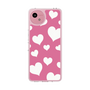 スリムプロテクションケース［ Dot Hearts - Pink ］