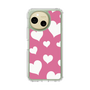 スリムプロテクションケース［ Dot Hearts - Pink ］