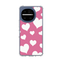 スリムプロテクションケース［ Dot Hearts - Pink ］