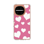 スリムプロテクションケース［ Dot Hearts - Pink ］