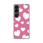 スリムプロテクションケース［ Dot Hearts - Pink ］