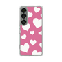 スリムプロテクションケース［ Dot Hearts - Pink ］