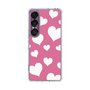 スリムプロテクションケース［ Dot Hearts - Pink ］
