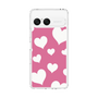 スリムプロテクションケース［ Dot Hearts - Pink ］