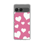 スリムプロテクションケース［ Dot Hearts - Pink ］
