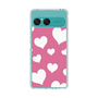スリムプロテクションケース［ Dot Hearts - Pink ］
