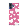 スリムプロテクションケース［ Dot Hearts - Pink ］