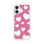 スリムプロテクションケース［ Dot Hearts - Pink ］