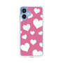スリムプロテクションケース［ Dot Hearts - Pink ］