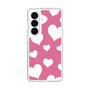 スリムプロテクションケース［ Dot Hearts - Pink ］