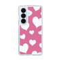 スリムプロテクションケース［ Dot Hearts - Pink ］