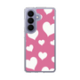 スリムプロテクションケース［ Dot Hearts - Pink ］