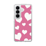 スリムプロテクションケース［ Dot Hearts - Pink ］