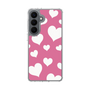 スリムプロテクションケース［ Dot Hearts - Pink ］