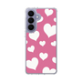 スリムプロテクションケース［ Dot Hearts - Pink ］