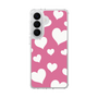 スリムプロテクションケース［ Dot Hearts - Pink ］