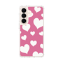 スリムプロテクションケース［ Dot Hearts - Pink ］