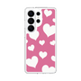 スリムプロテクションケース［ Dot Hearts - Pink ］