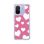 スリムプロテクションケース［ Dot Hearts - Pink ］