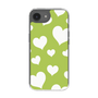 スリムプロテクションケース［ Dot Hearts - Green ］