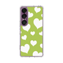 スリムプロテクションケース［ Dot Hearts - Green ］