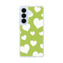 スリムプロテクションケース［ Dot Hearts - Green ］