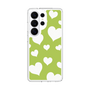 スリムプロテクションケース［ Dot Hearts - Green ］