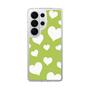 スリムプロテクションケース［ Dot Hearts - Green ］