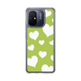 スリムプロテクションケース［ Dot Hearts - Green ］