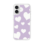 スリムプロテクションケース［ Dot Hearts - Purple ］