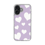 スリムプロテクションケース［ Dot Hearts - Purple ］