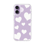 スリムプロテクションケース［ Dot Hearts - Purple ］