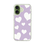スリムプロテクションケース［ Dot Hearts - Purple ］