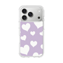 スリムプロテクションケース［ Dot Hearts - Purple ］