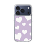 スリムプロテクションケース［ Dot Hearts - Purple ］