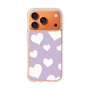 スリムプロテクションケース［ Dot Hearts - Purple ］