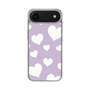 スリムプロテクションケース［ Dot Hearts - Purple ］