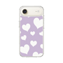 スリムプロテクションケース［ Dot Hearts - Purple ］