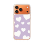 スリムプロテクションケース［ Dot Hearts - Purple ］