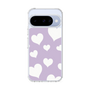 スリムプロテクションケース［ Dot Hearts - Purple ］