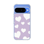 スリムプロテクションケース［ Dot Hearts - Purple ］