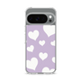スリムプロテクションケース［ Dot Hearts - Purple ］