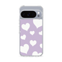 スリムプロテクションケース［ Dot Hearts - Purple ］