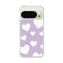 スリムプロテクションケース［ Dot Hearts - Purple ］
