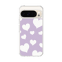 スリムプロテクションケース［ Dot Hearts - Purple ］