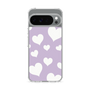 スリムプロテクションケース［ Dot Hearts - Purple ］