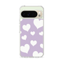 スリムプロテクションケース［ Dot Hearts - Purple ］